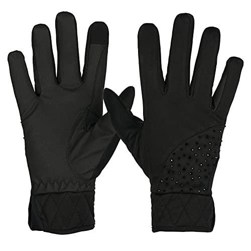 HORZE Womens Winter Riding Gloves with Touchscreen Function