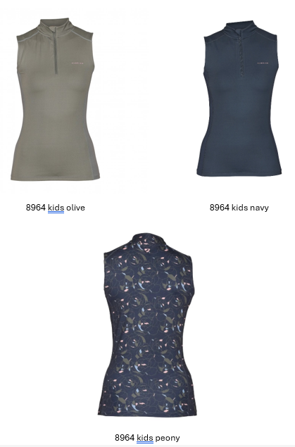Shires 8964 - Aubrion Revive Sleeveless Sun Shirt -Young Rider